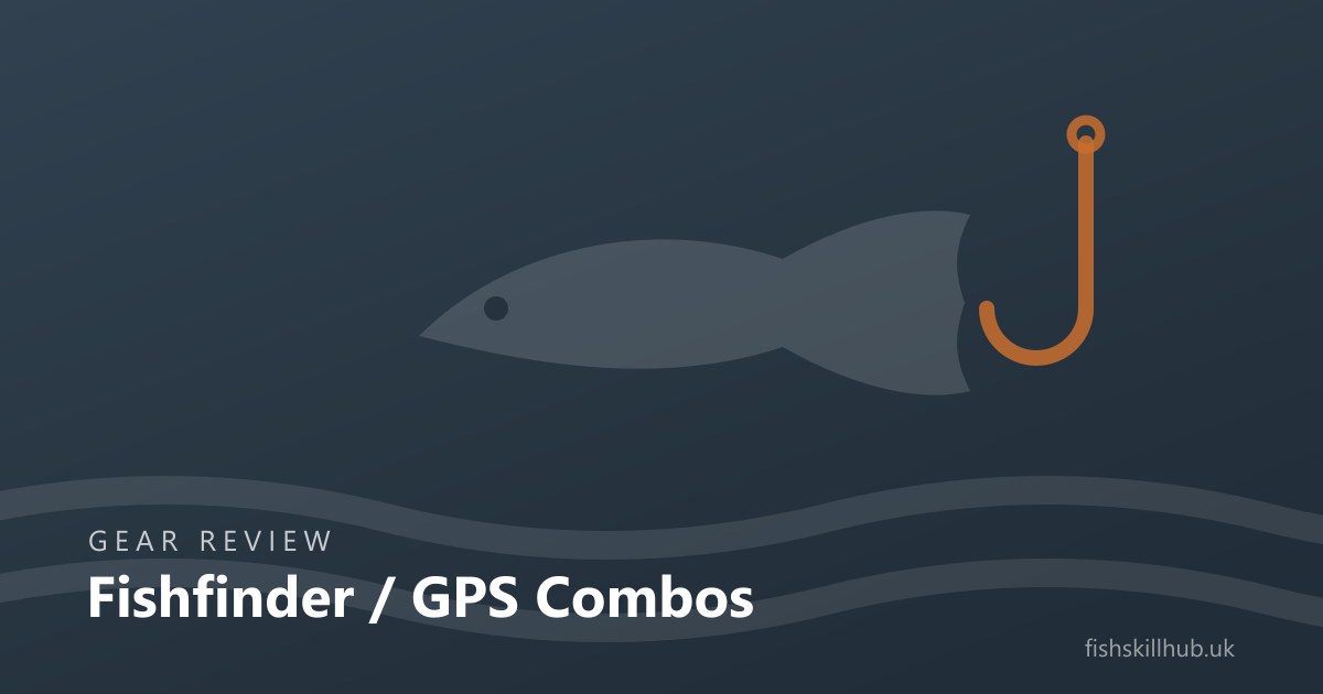 Fishfinder GPS combo unit on a boat console