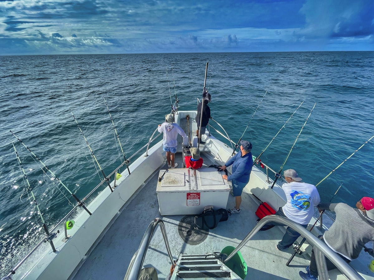 Offshore charter fishing near the Florida Keys reef
